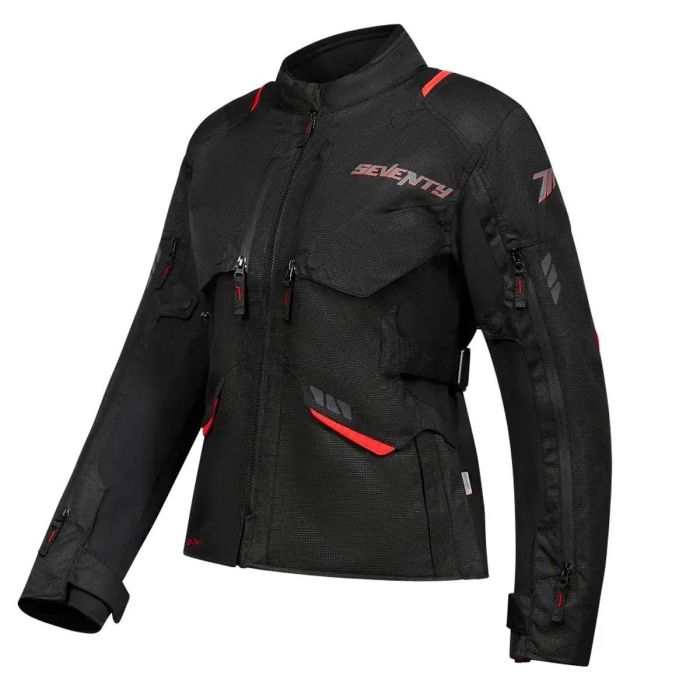 Мотокуртка Seventy JT69 Tanami LADY Black Red