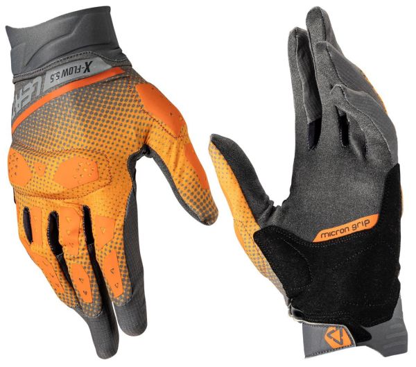 Перчатки Leatt 5.5 X-flow Adventure Short Glove Orange