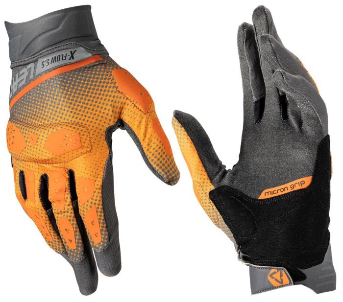 Перчатки Leatt 5.5 X-flow Adventure Short Glove Orange