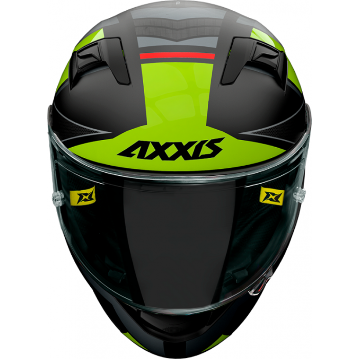 Мотошолом AXXIS RACER GP SV FIBER B3 MATT Yellow
