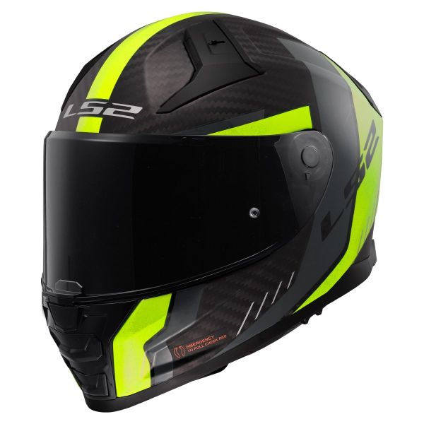 Мотошолом LS2 FF811 Vector 2 C Grid Matt Hi-Vis Yellow