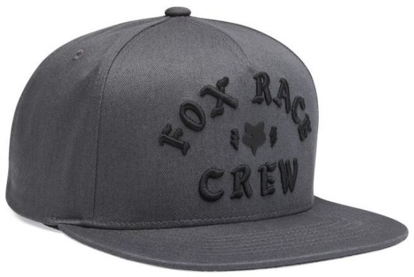 Кепка Fox Race Crew Snapback Hat Dark Shadow