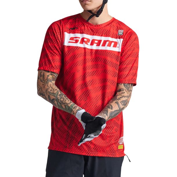 Джерсі TLD SKYLINE AIR SS JERSEY SRAM ROOST [FIERY RED]