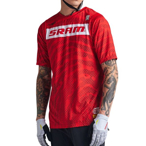 Джерсі TLD SKYLINE AIR SS JERSEY SRAM ROOST [FIERY RED]