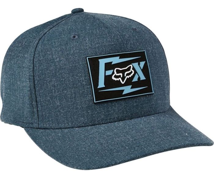 Кепка Fox Pushin Dirt Flexfit Hat Dark Indigo