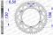 Зірка Afam Aluminium Sprocket 520 - Yamaha Silver