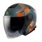 Мотошолом MT THUNDER 3 Jet Silton С4 Matt Orange