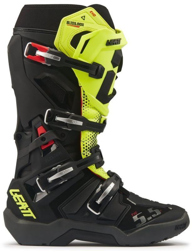 Мотоботи Leatt 5.5 Evo Flexlock Enduro Boot Neon Yellow