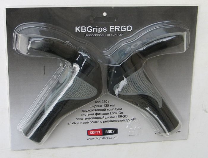 Вело Гріпси KBGrips Ergo Black