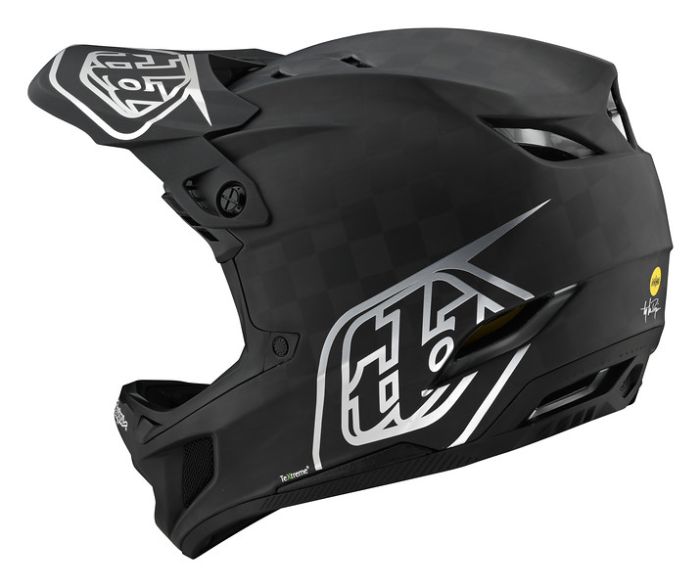 Вело Шолом фуллфейс TLD D4 Carbon [Stealth Black/Silver]