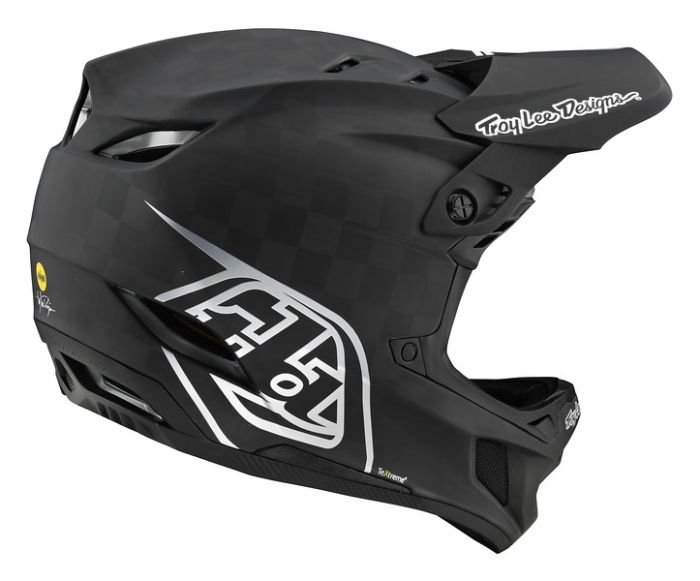 Вело Шолом фуллфейс TLD D4 Carbon [Stealth Black/Silver]