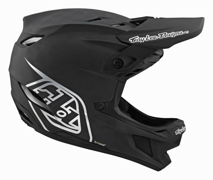 Вело Шолом фуллфейс TLD D4 Carbon [Stealth Black/Silver]