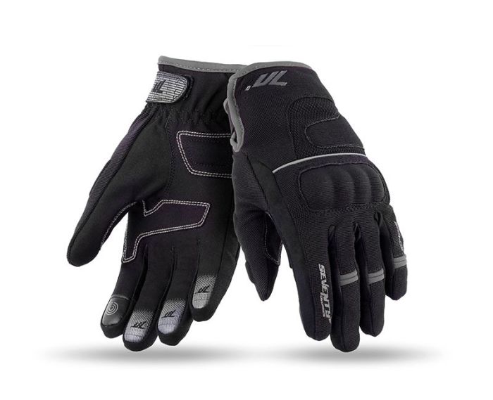 Теплі жіночі мотоперчатки Seventy C45 Black LADY