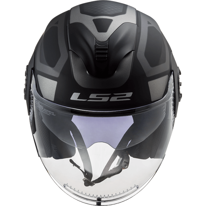 Мотошолом LS2 OF570 Verso Marker Matt Black Titanium