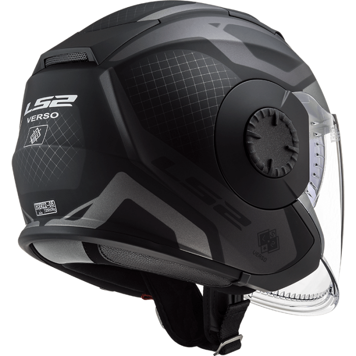 Мотошолом LS2 OF570 Verso Marker Matt Black Titanium