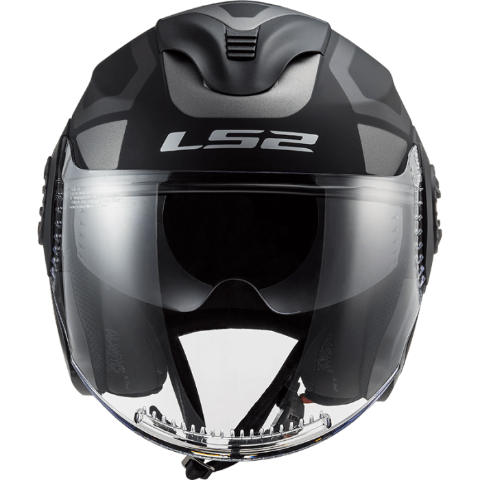 Мотошолом LS2 OF570 Verso Marker Matt Black Titanium