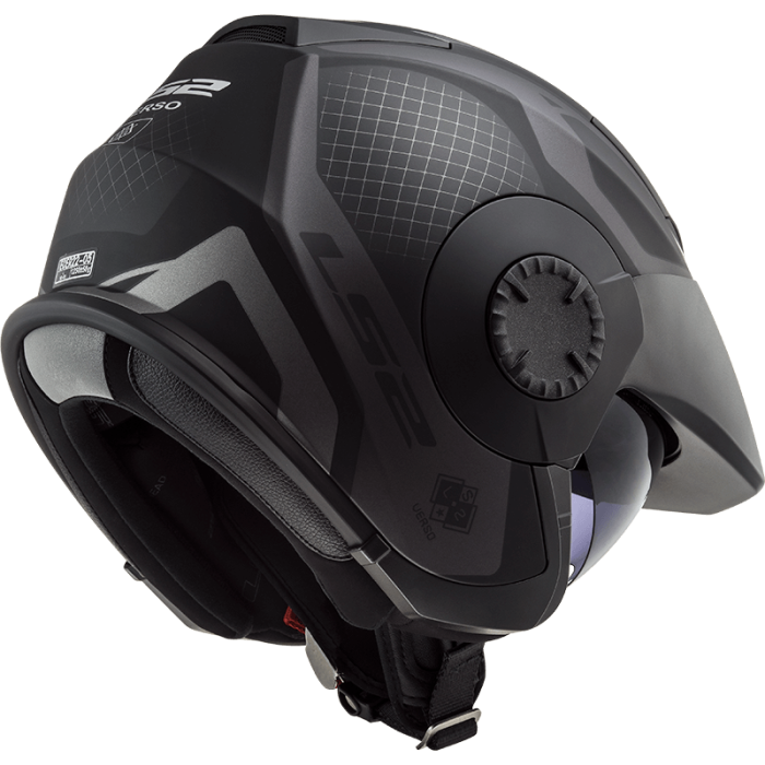 Мотошолом LS2 OF570 Verso Marker Matt Black Titanium
