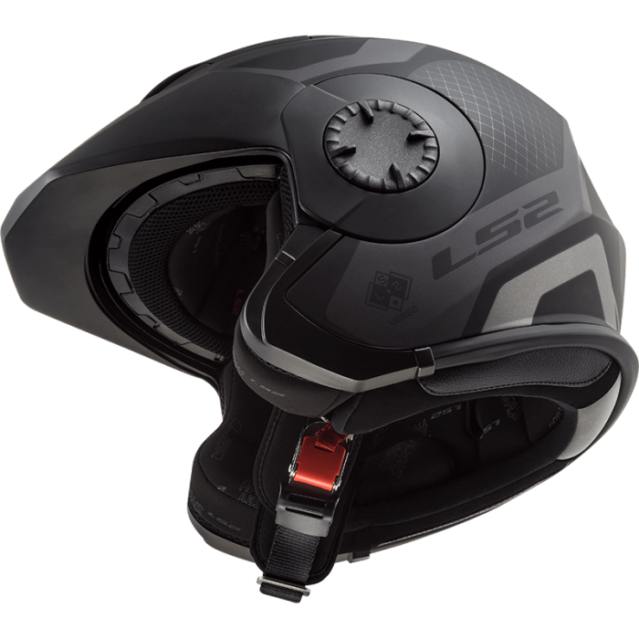 Мотошолом LS2 OF570 Verso Marker Matt Black Titanium