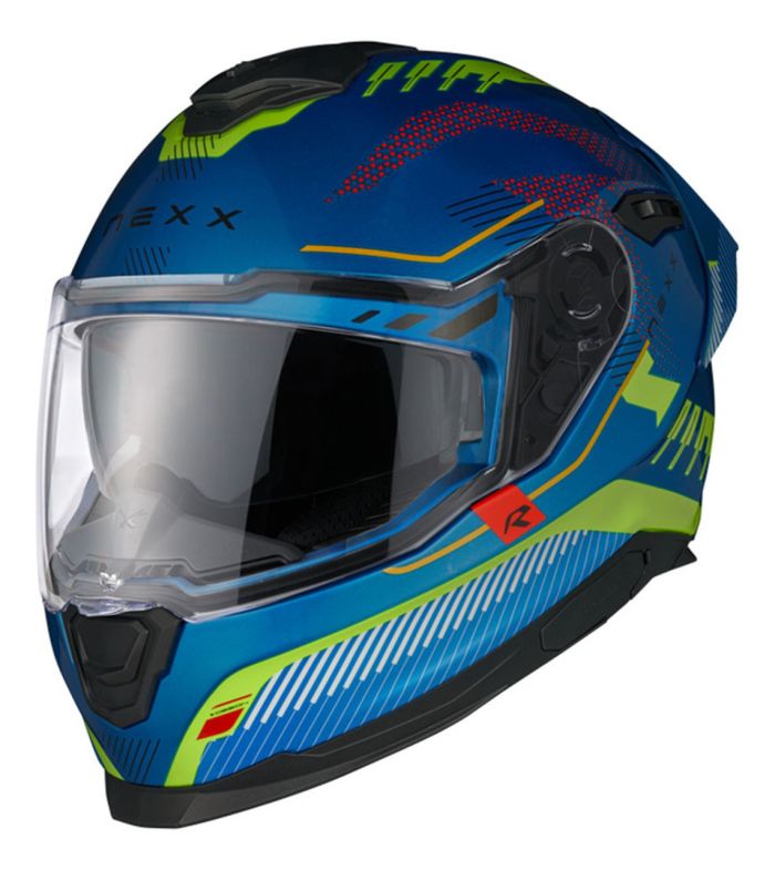 Мотошолом Nexx  Y.100R BARON SKY BLUE NEON