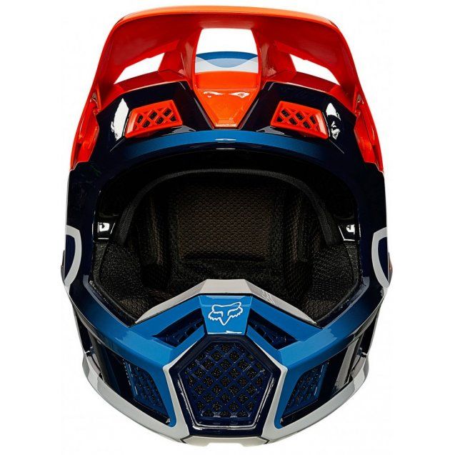 Мотошолом FOX V3 RS WIRED Helmet Flo Orange