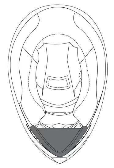 Дефлектор AGV K-3 SV
