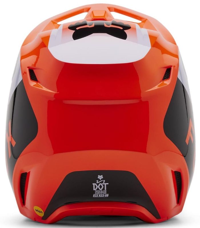 Шолом Fox Yth V1 Helmet - Lean Flo Orange