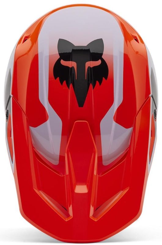 Шолом Fox Yth V1 Helmet - Lean Flo Orange
