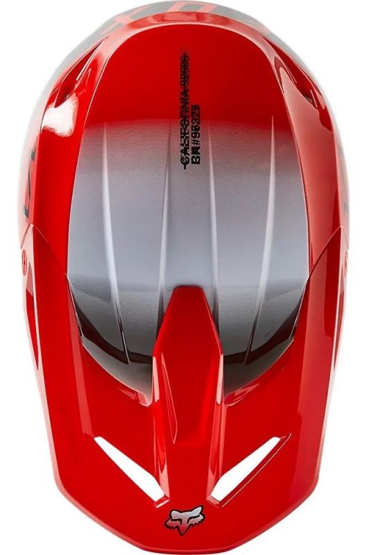 Мотошолом Fox V1 Toxsyk Helmet Flo Red