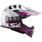 Мотошолом LS2 MX437 Fast Evo Xcode Gloss White Violet