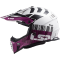 Мотошолом LS2 MX437 Fast Evo Xcode Gloss White Violet