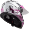 Мотошолом LS2 MX437 Fast Evo Xcode Gloss White Violet