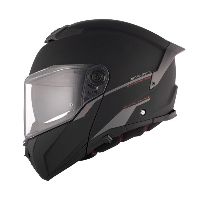 Мотошолом MT ATOM 2 SV Solid A1 Matt Black