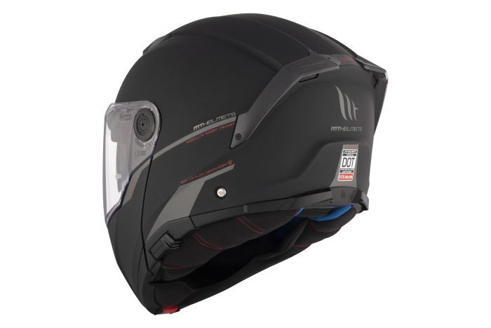 Мотошолом MT ATOM 2 SV Solid A1 Matt Black
