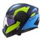 Мотошолом LS2 FF902 Scope 2 Duria Blue Hi-Vis Yellow
