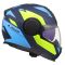 Мотошолом LS2 FF902 Scope 2 Duria Blue Hi-Vis Yellow