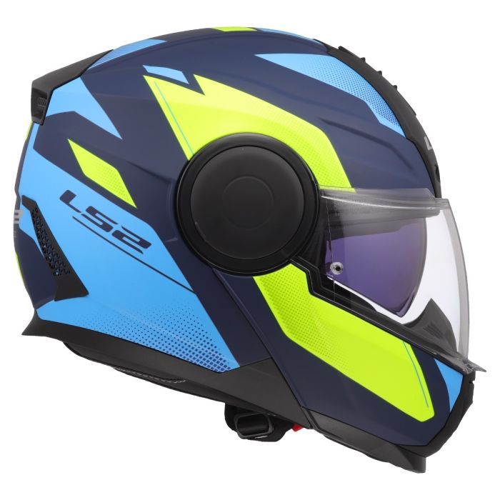 Мотошолом LS2 FF902 Scope 2 Duria Blue Hi-Vis Yellow