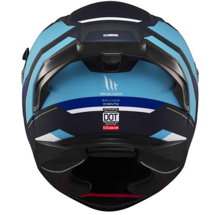 Мотошолом MT BRAKER SV CHENTO C7 Matt Blue