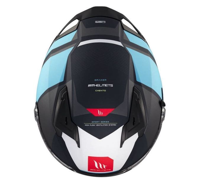 Мотошолом MT BRAKER SV CHENTO C7 Matt Blue