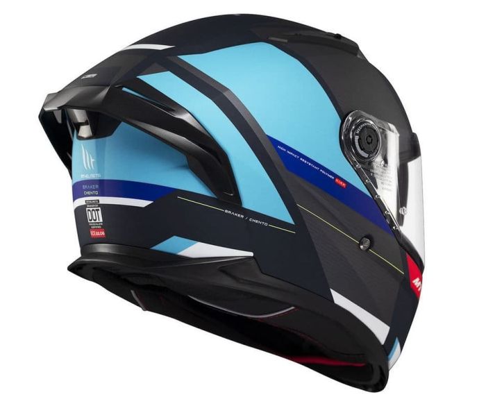 Мотошолом MT BRAKER SV CHENTO C7 Matt Blue