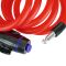 Трос протиугінний Oxford Cable Lock 12mm x 1800mm Red