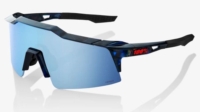 Окуляри Ride 100% Speedcraft Sl - Black Holographic - Hiper Blue Multilayer Mirror Lens