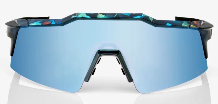 Окуляри Ride 100% Speedcraft Sl - Black Holographic - Hiper Blue Multilayer Mirror Lens