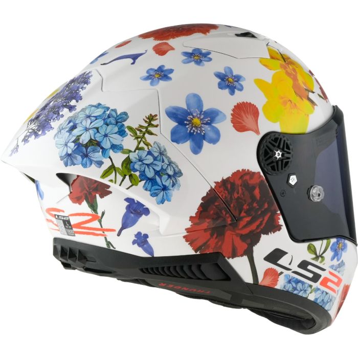 Шолом LS2 FF805 Thunder C GP Aero Flowers White