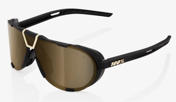 Окуляри Ride 100% Westcraft+ - Soft Tact Black - Gold Mirror Lens
