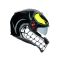 Шолом AGV K3 SV ANGRY BLACK