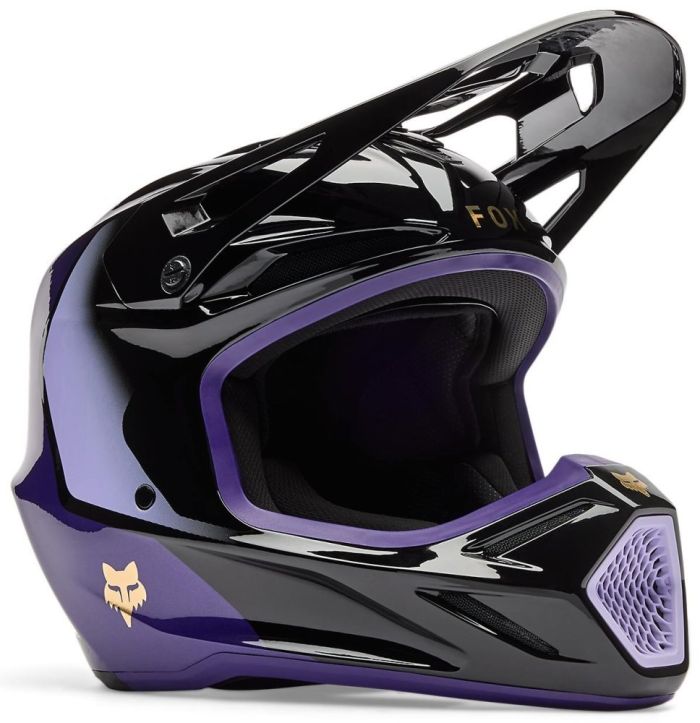Шолом Fox V3 Helmet - Drip Purple