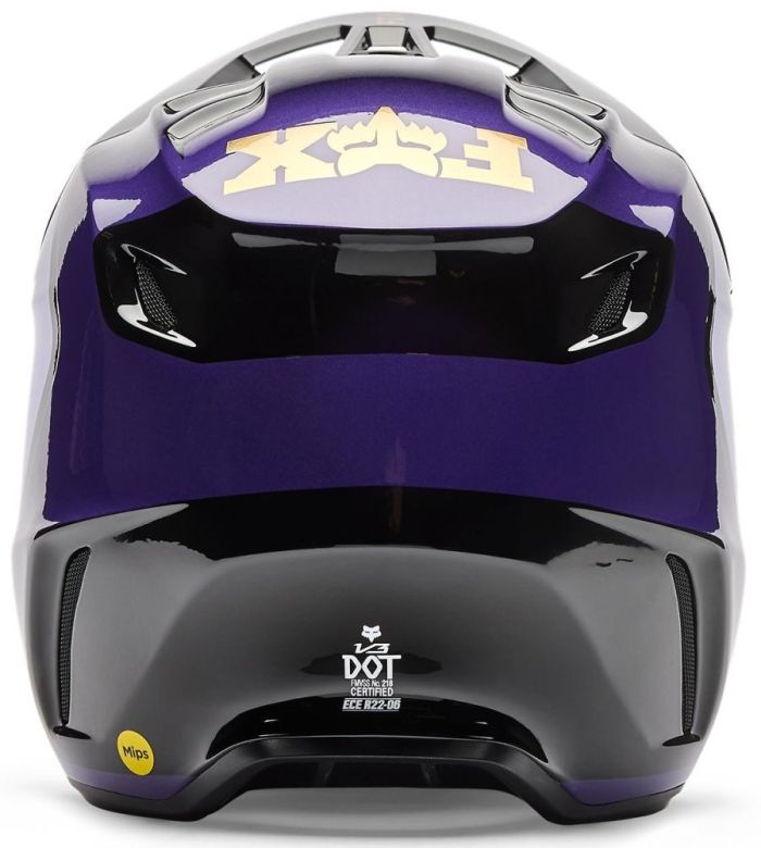 Шолом Fox V3 Helmet - Drip Purple