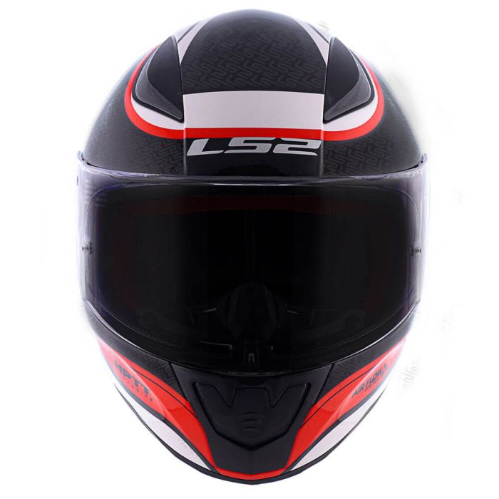 Мотошолом LS2 FF353 Rapid Deeper White Black Red