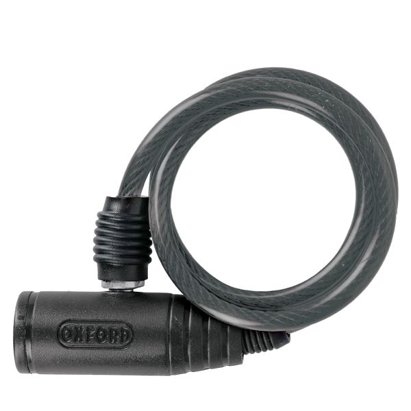 Трос протиугінний Oxford Bumper Cable Lock Smoke 6mm x 600mm