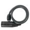 Трос протиугінний Oxford Bumper Cable Lock Smoke 6mm x 600mm
